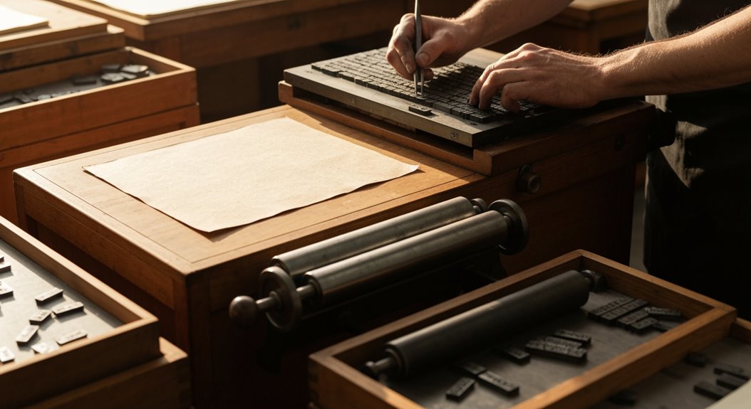 Wiederbelebung des traditionellen Buchdrucks (Letterpress)